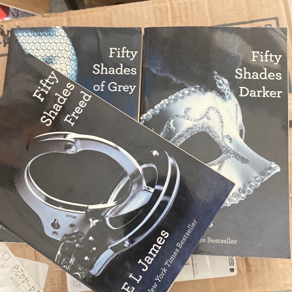 E.L James “ 50 shades “ books